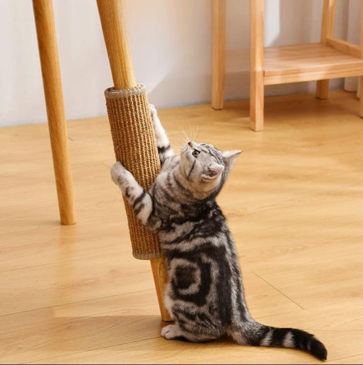 Rascador de Sisal para Gatos – Protege Muebles y Afila Uñas